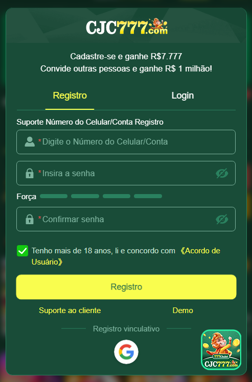 Recompensas VIP cjc777.com